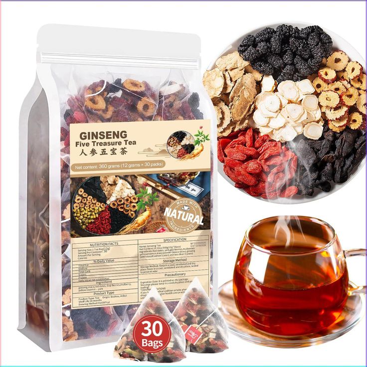 Ginseng Five Treasure Tea